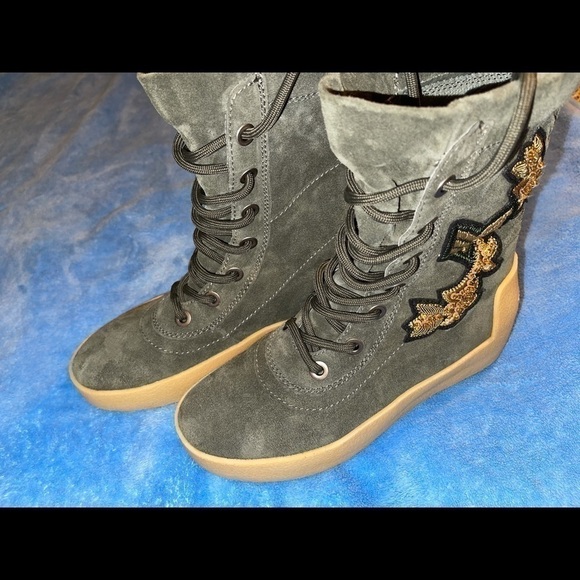 Ash Nolan Green Military Boots Size 7 - Picture 8 of 9